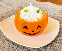 かぼちゃのプリン（かぼちゃカップ）
